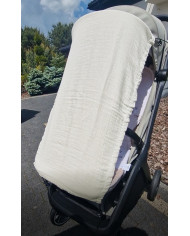 Pare-soleil pour poussette Muslin LATTE