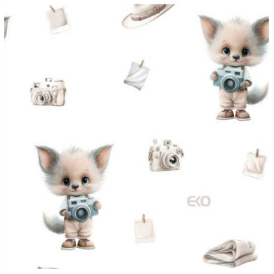 Prześcieradło z wiskozy bambusowej z gumką 70 × 140 cm FOTOGRAF