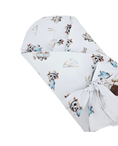 Cône en coton imprimé avec  en noix de coco FARMER