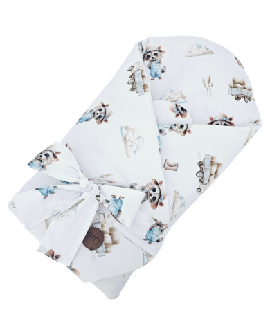 Cône en coton imprimé avec  en noix de coco FARMER