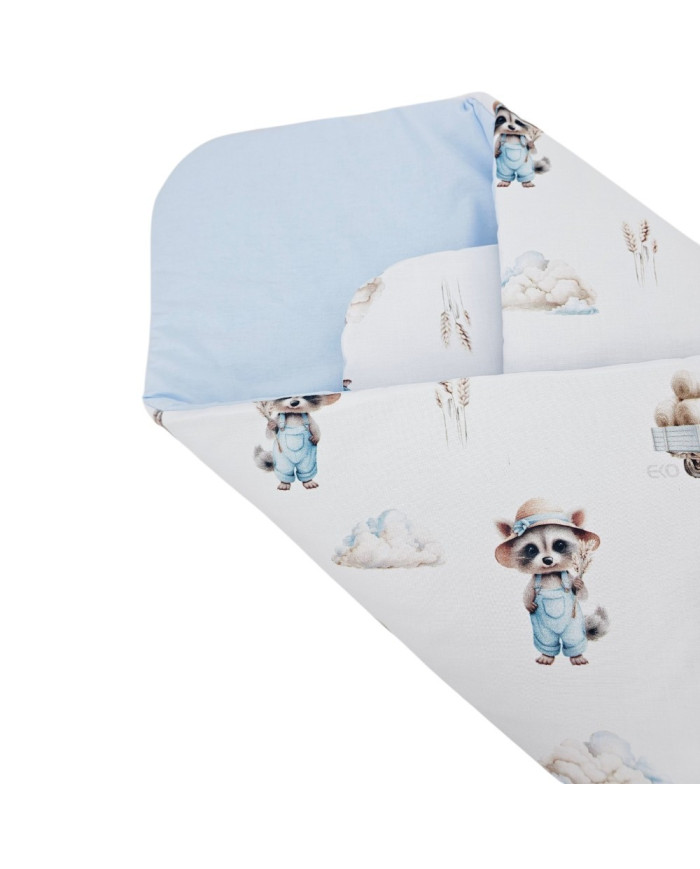 Cône en coton imprimé double face FARMER