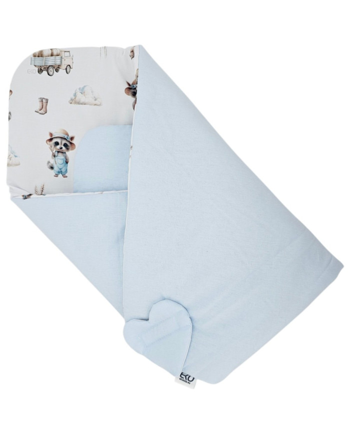 Bilateralni printani pamučni Baby Wrap FARMER