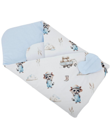 Bilateralni printani pamučni Baby Wrap FARMER