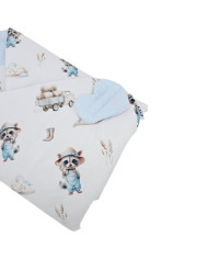 Cône en coton imprimé double face FARMER