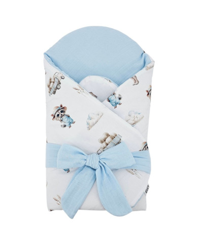 Cocons pour bébé en coton et mousseline FARMER