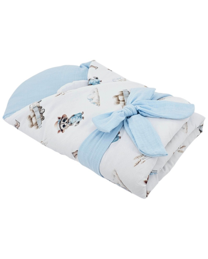 Printani Pamučni+muslin Baby Wrap sa kokosovim umetkom FARMER