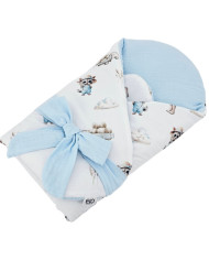 Printani Pamučni+muslin Baby Wrap sa kokosovim umetkom FARMER