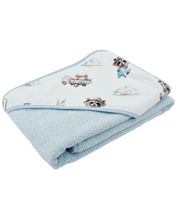 Bademantel FARMER/LIGHT BLUE