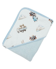 Bath robe FARMER/LIGHT BLUE