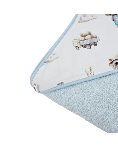 Peignoir FARMER/LIGHT BLUE