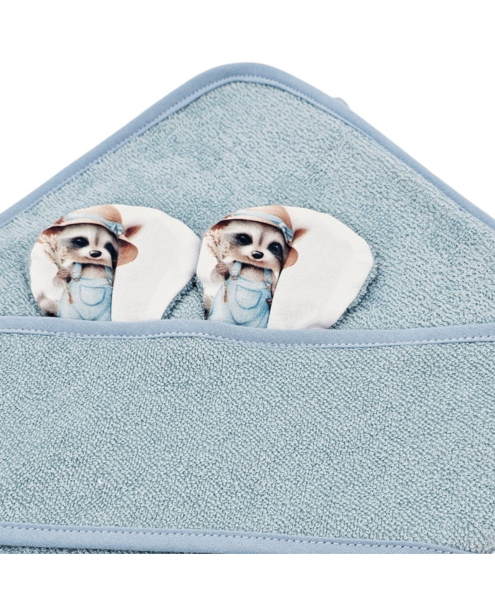 Bambusa vannas dvielis FARMER/BLUE