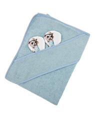 Badetuch aus Bambus FARMER/BLUE