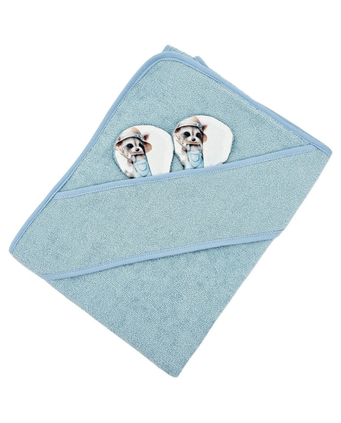 Badetuch aus Bambus FARMER/BLUE