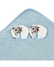 Bambusa vannas dvielis FARMER/BLUE