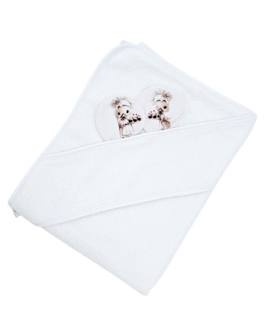 Badetuch aus Bambus COOK/WHITE