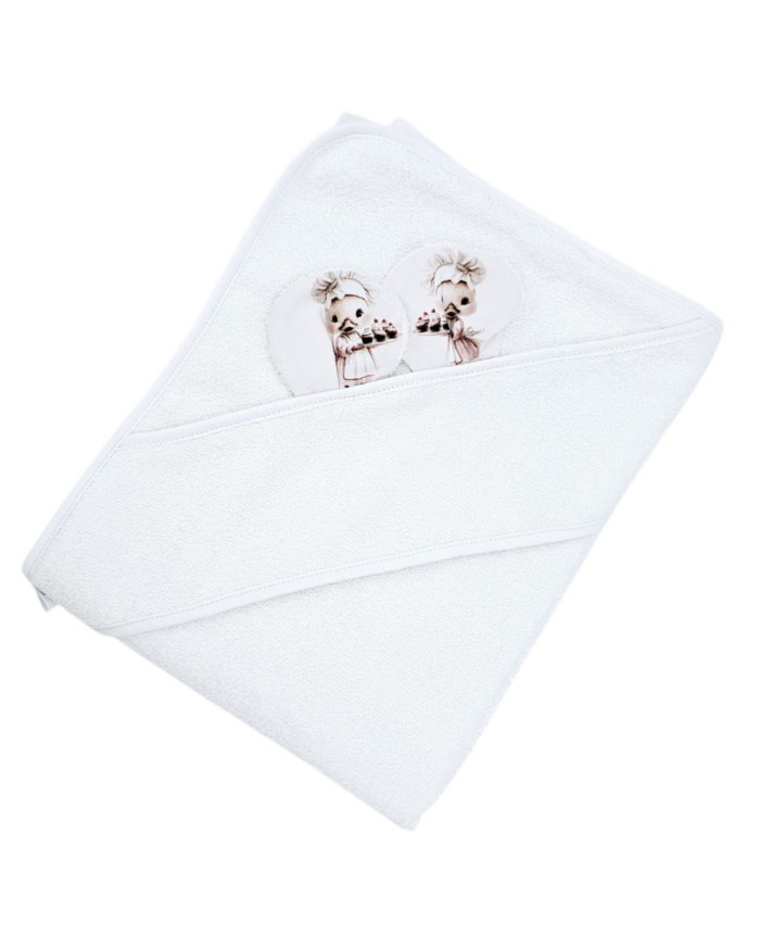 Badetuch aus Bambus COOK/WHITE