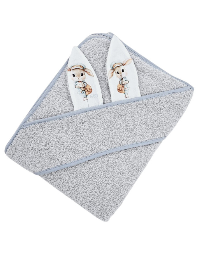 Bademantel aus Baumwolle POSTMAN/GREY