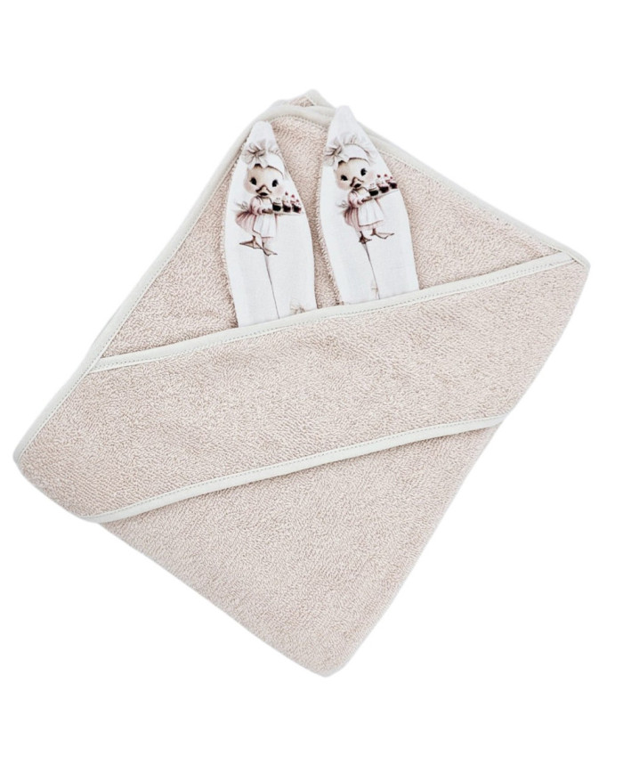 Cotton bath robe COOK/ROSE PINK