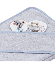 Bambusa vannas dvielis FARMER/GREY