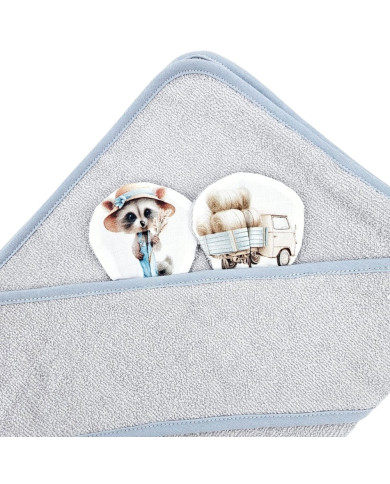 Bambusa vannas dvielis FARMER/GREY