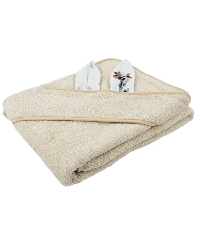 Bademantel aus Baumwolle FARMER/SAND