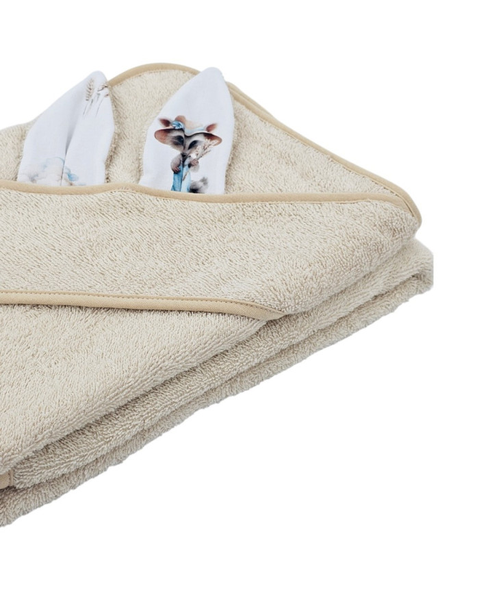 Cotton bath robe FARMER/SAND