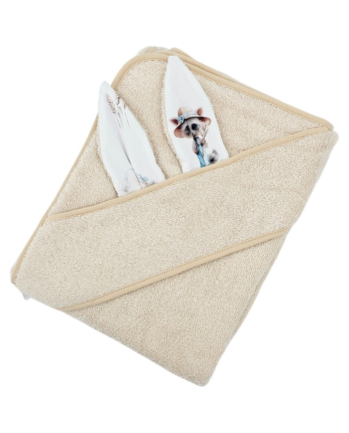 Cotton bath robe FARMER/SAND