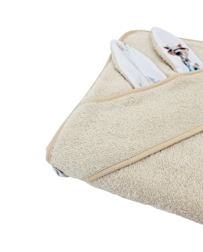 Cotton bath robe FARMER/SAND