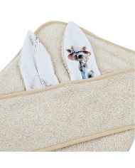 Bademantel aus Baumwolle FARMER/SAND