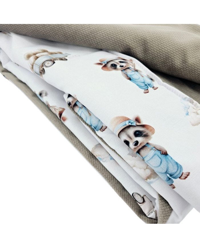 Educational blanket mat with lining VELVET FARMER