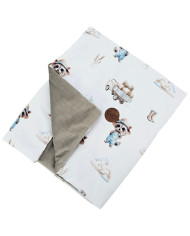 Educational blanket mat with lining VELVET FARMER