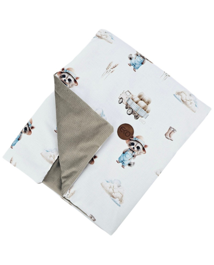 Educational blanket mat with lining VELVET FARMER