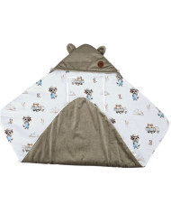 Schlafsack für den Kindersitz VELVET 3- und 5-Punkt-Gurte FARMER