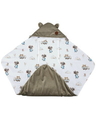 Schlafsack für den Kindersitz VELVET 3- und 5-Punkt-Gurte FARMER