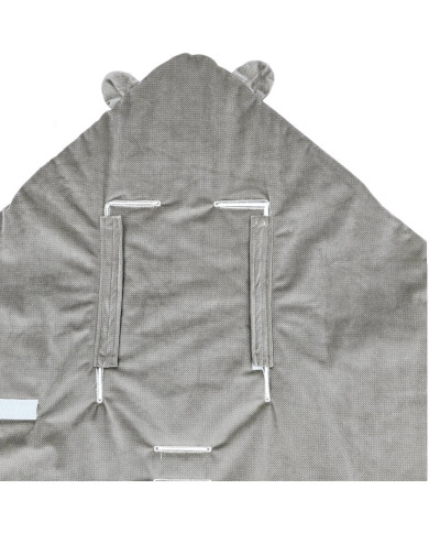 Autokrēsliņa guļammaiss VELVET 3 un 5 punktu jostas FARMER