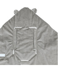 Schlafsack für den Kindersitz VELVET 3- und 5-Punkt-Gurte FARMER