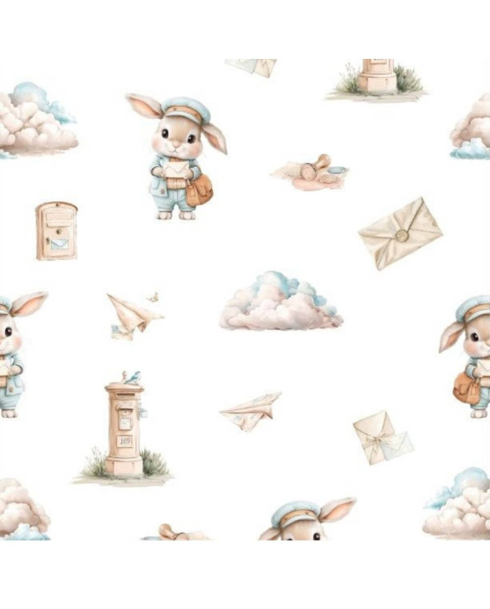 Peignoir en coton POSTMAN/HONEY