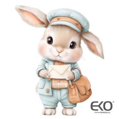 Bawełniane okrycie kąpielowe LISTONOSZ/SAND