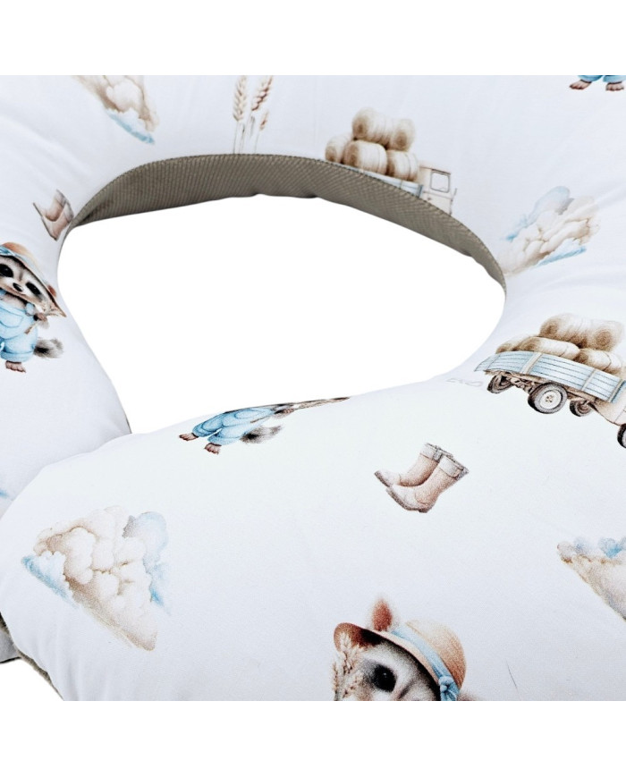 Croissant d'allaitement en velours FARMER