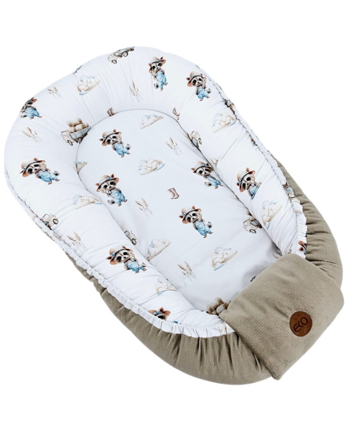 Couverture en VELVET pour bébé FARMER