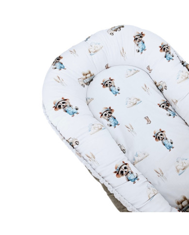 Couverture en VELVET pour bébé FARMER