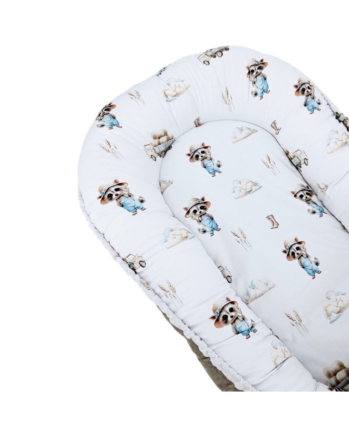 Couverture en VELVET pour bébé FARMER