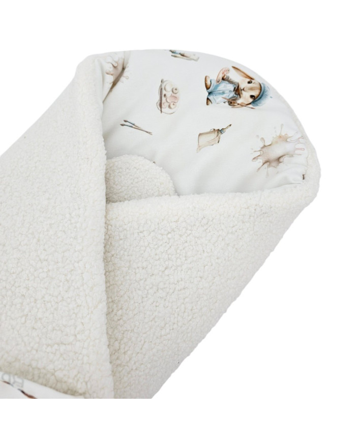 Bamboo baby wrap + boucle PAINTER