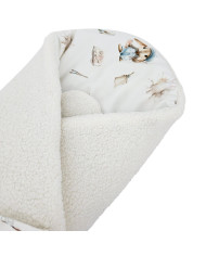 Rożek niemowlęcy bambus+boucle MALARZ