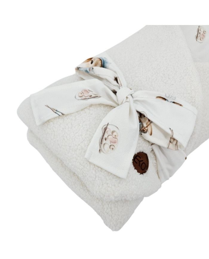 Bamboo baby wrap + boucle PAINTER