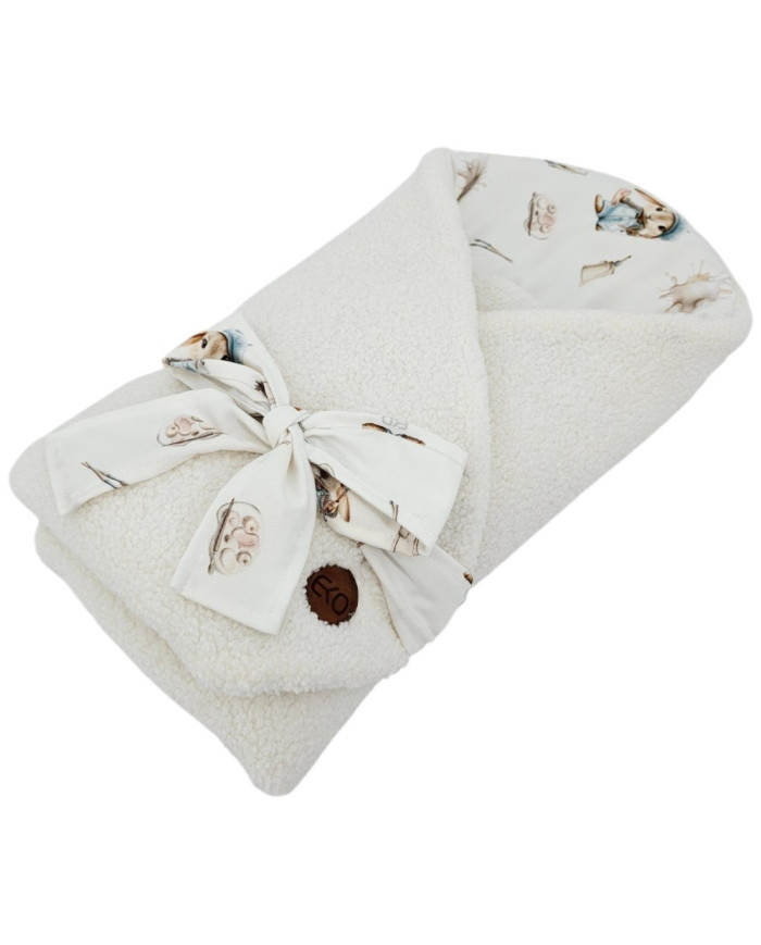 Rożek niemowlęcy bambus+boucle MALARZ