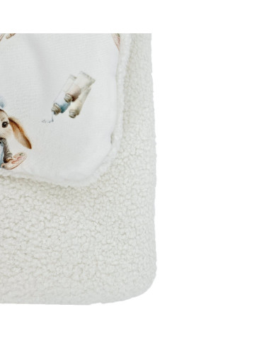 Coussin plat 30x40 cm - Bambou + Bouclé PAINTER