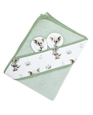 Serviette de bain en bambou PHOTOGRAPHER/MINT