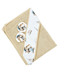 Serviette de bain en bambou PAINTER/HONEY