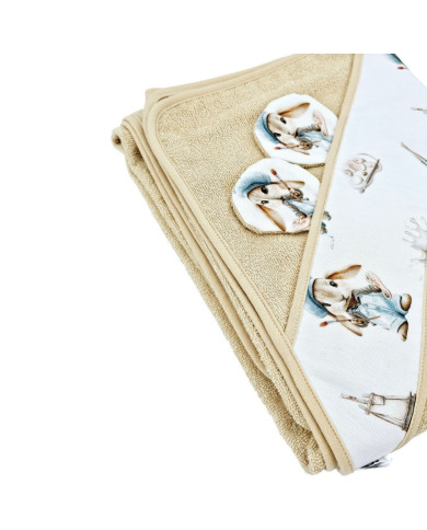 Serviette de bain en bambou PAINTER/HONEY